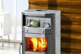 Photos of models of wood-burning fireplaces for the home